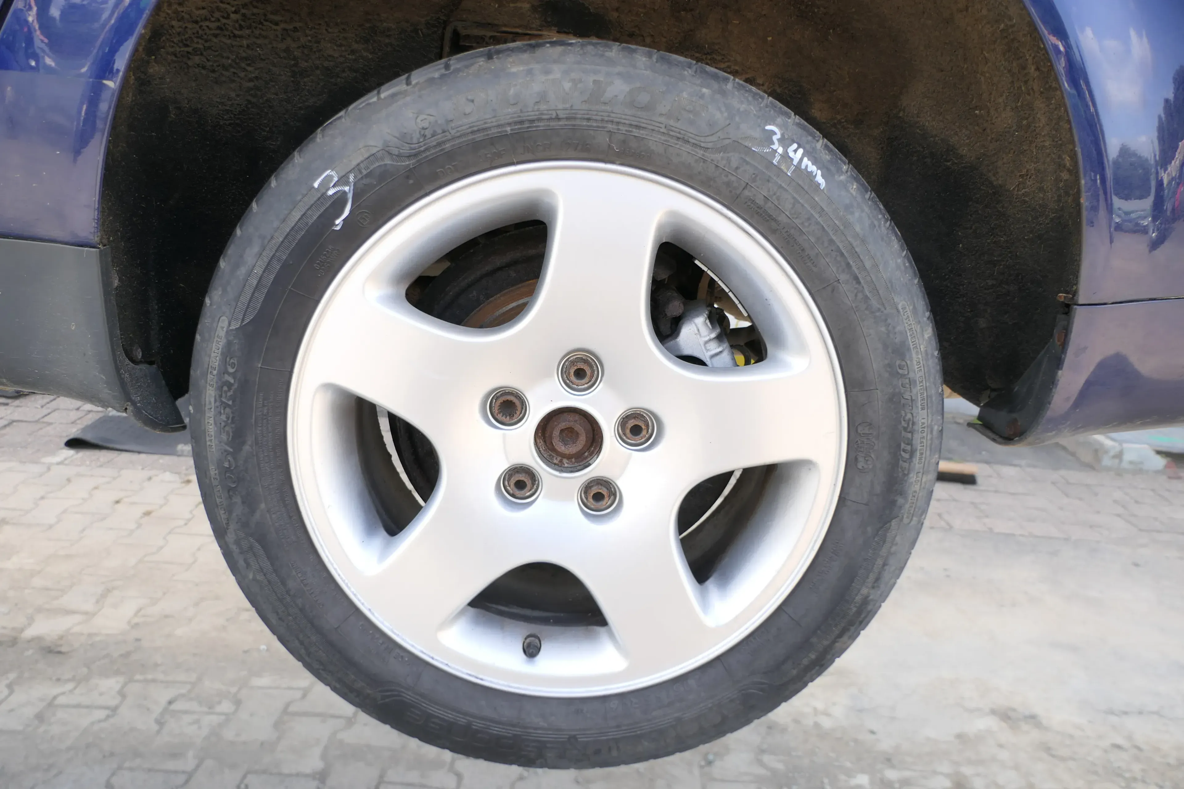 1x Audi A6 4B Quattro Felge Alufelge 8D0601025C 7jx16H2 ET45 Ronal 205/55    3 - Bild 1