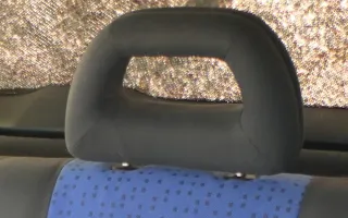 1x Seat Arosa Lupo Kopfstütze vorne/hinten rechts/links off-black (fast schwarz) - Bild 1