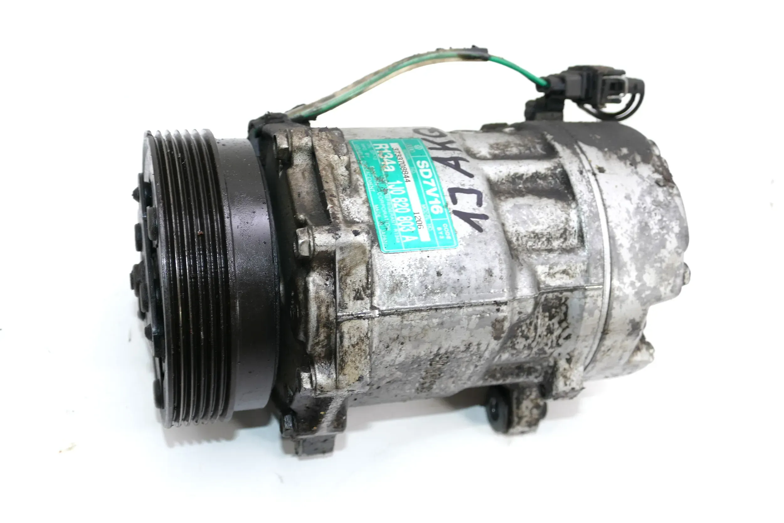 VW Golf 4 Bora A3 Klimakompressor Kompressor Klima 1J0820803A 805 bis Mitte 1999 - Bild 1
