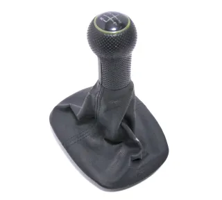 VW Golf 4 Bora Schaltknauf Schaltsack Schaltung Schaltknüppel schwarz 1J0711113 - Bild 1