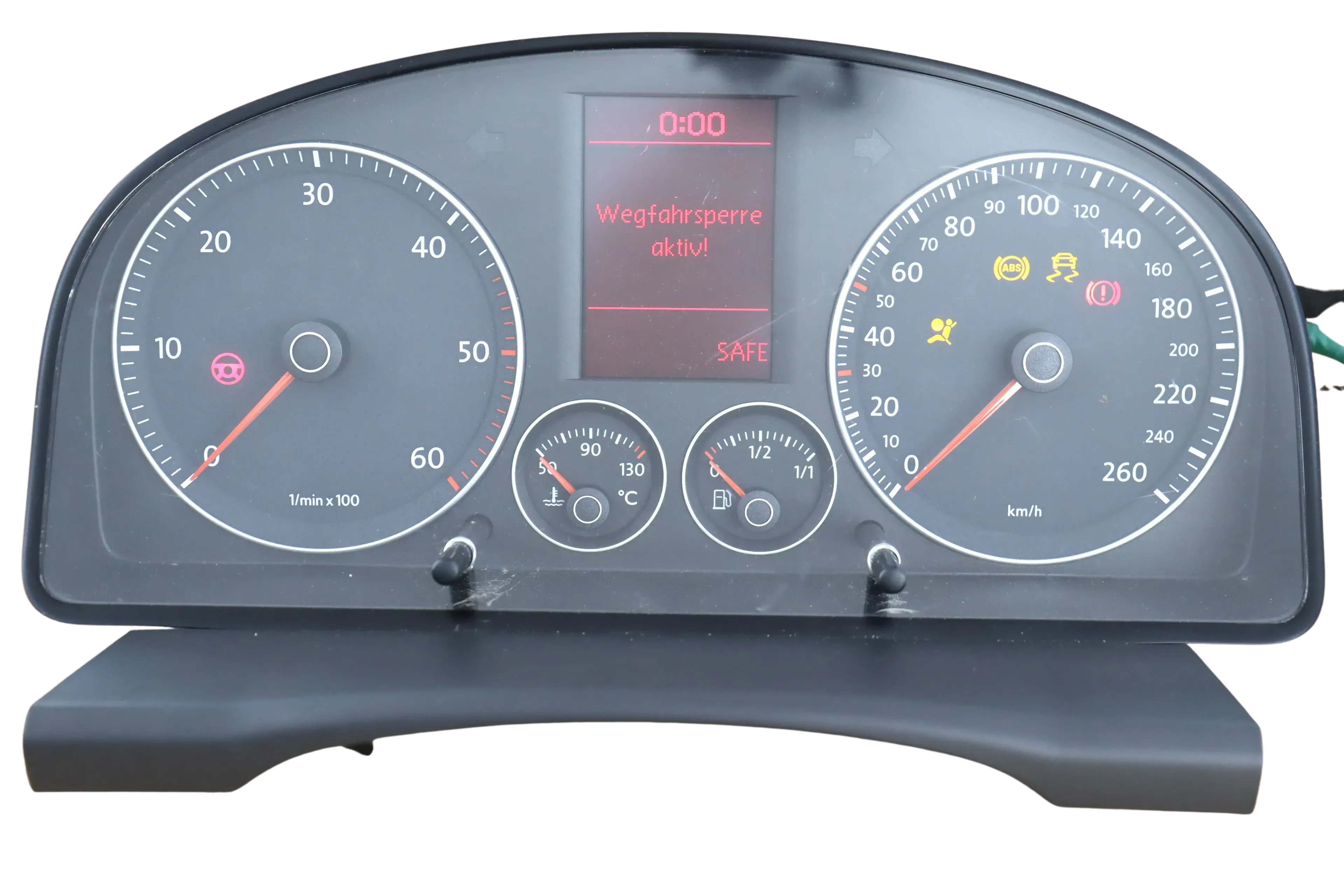 Audi A3 8L Tacho Tachometer Kombiinstrument 8L0919860A 195.000k Benziner 260km/h - Bild 1