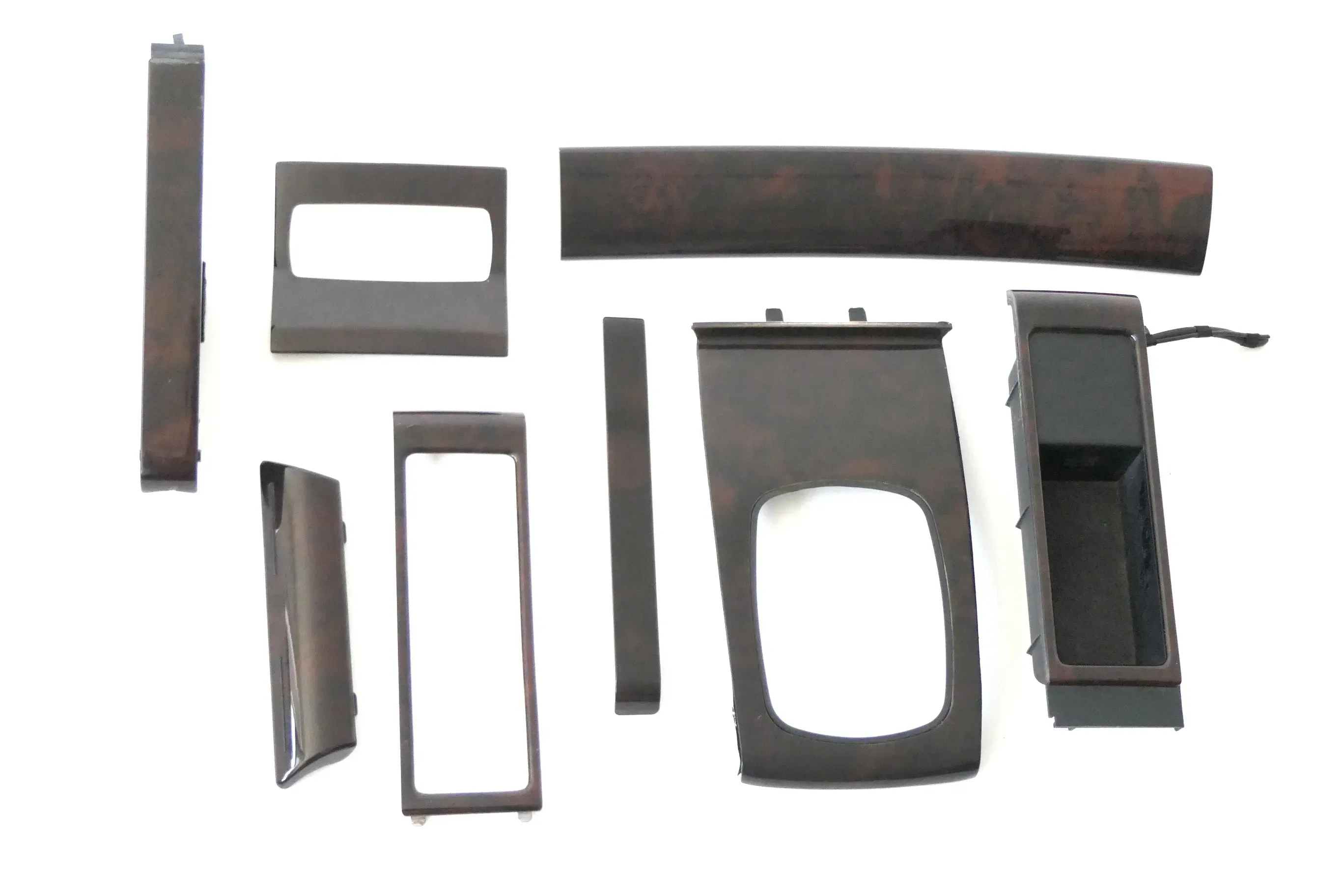 Audi A6 4B C5 Verkleidung Klappe Abdeckung Dekor Holz Optik Nußbaum 2UQ - Bild 1