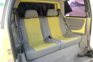 VW Lupo Seat Arosa Sitz Rückbank Sitzfläche für Kopfstützen gelb grau - Bild 6