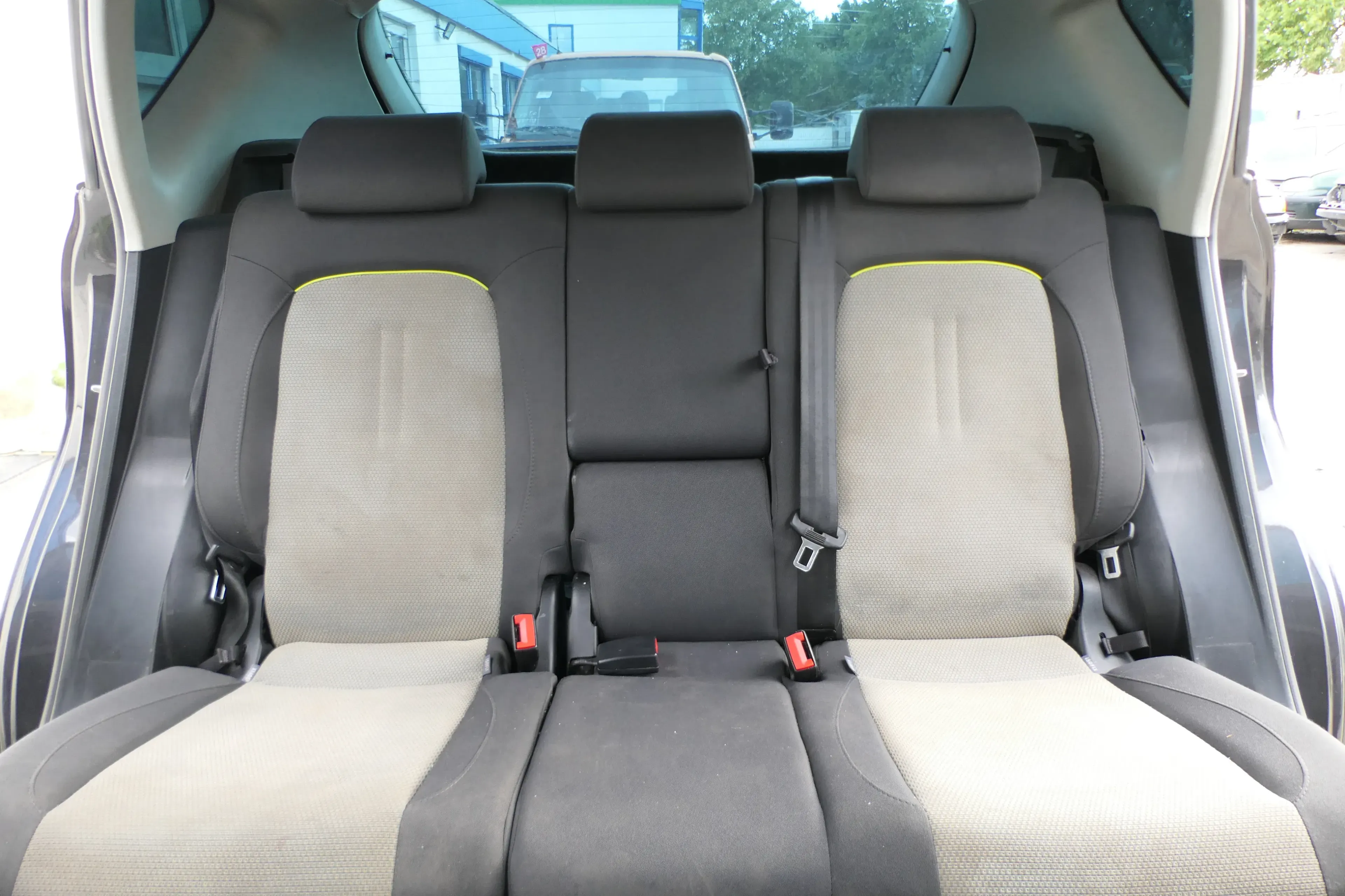 Seat Altea 5P XL Sitz Sitze hinten Rückbank Rücksitzbank 3 Punkt Lehne anthrazit - Bild 1