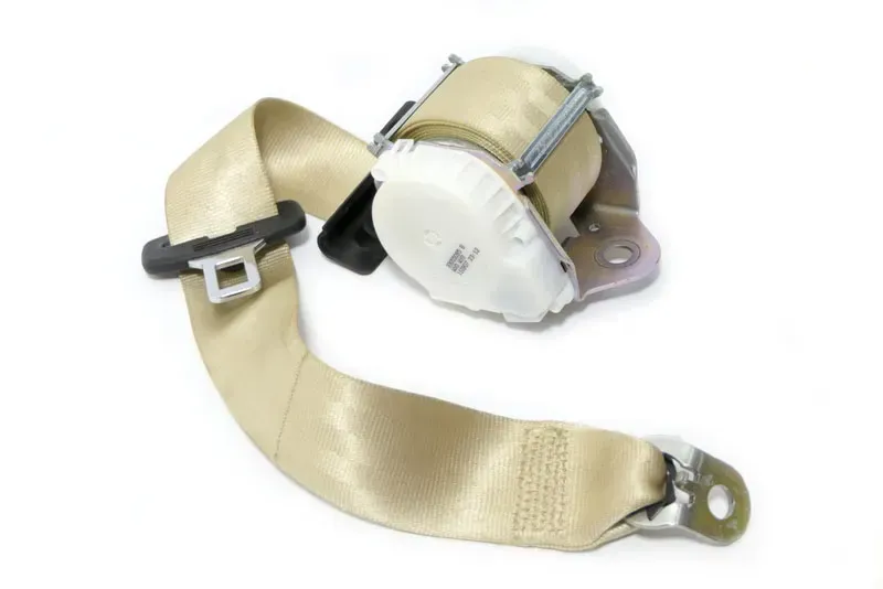 VW Eos 1F Gurt 1Q0857806 UHQ hinten rechts beige besch - Bild 1