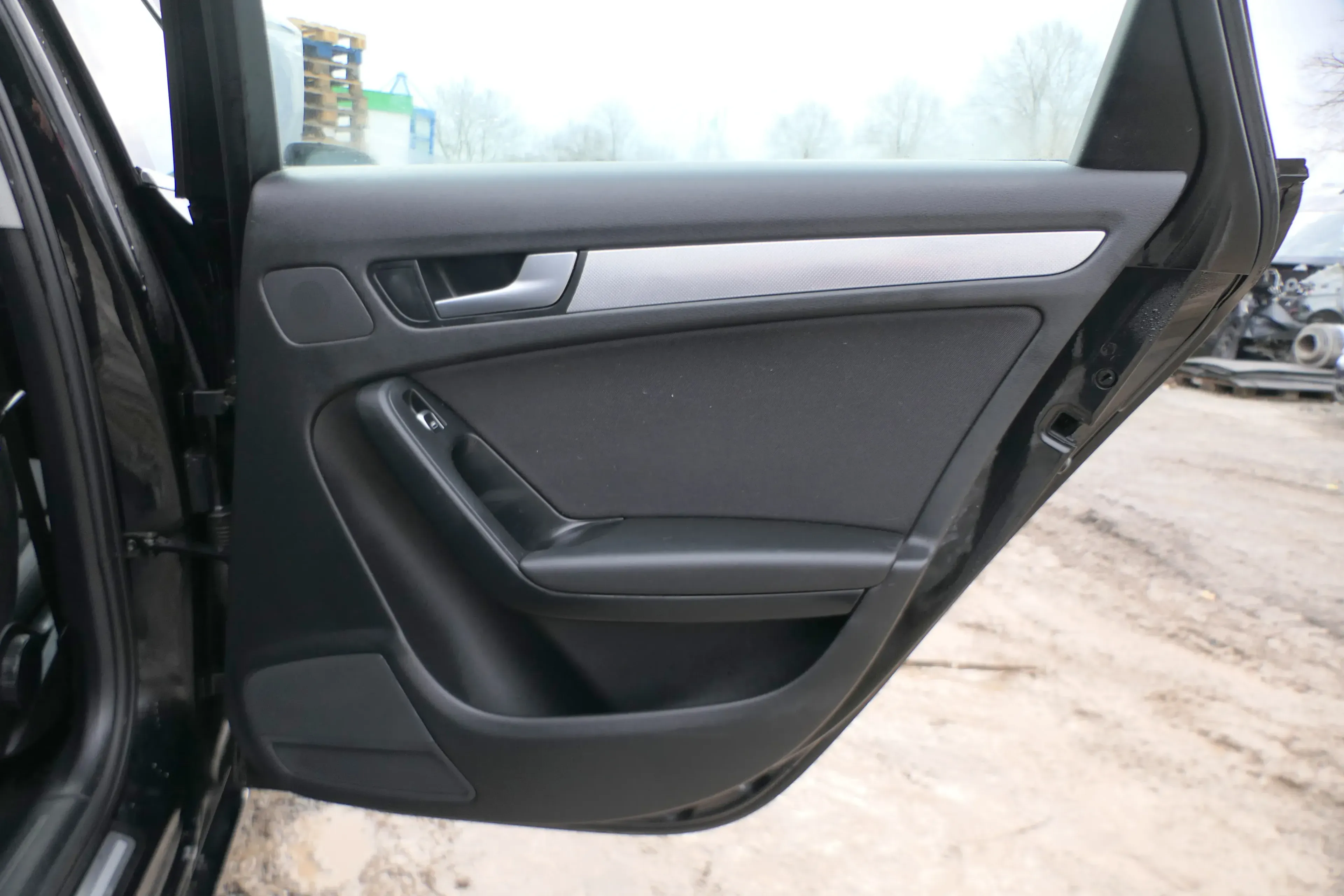 1x A4 8K B8 Türverkleidung Verkleidung Tür hinten rechts schwarz Stoff schwarz - Bild 1