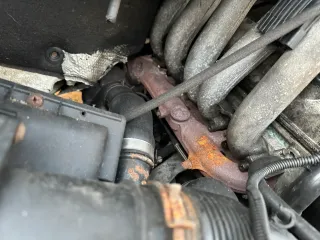 VW LT 35 2D Stützteil 074145536D für Turbolader Turbo ANJ AV - Bild 1