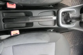 VW Polo 6R 6C Handbremse Feststellbremse Handbremshebel schwarz Leder schwarz - Bild 1