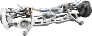VW Passat 3C Achse hinten Hinterachse Achsträger Querlenker Stabi Stabilisator - Bild 1