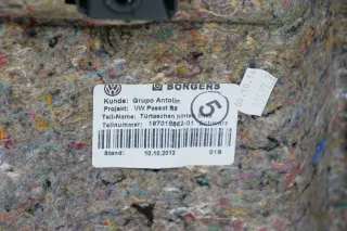 Passat 3C 3G B8 Türverkleidung Verkleidung Tür hinten links schwarz - Bild 9