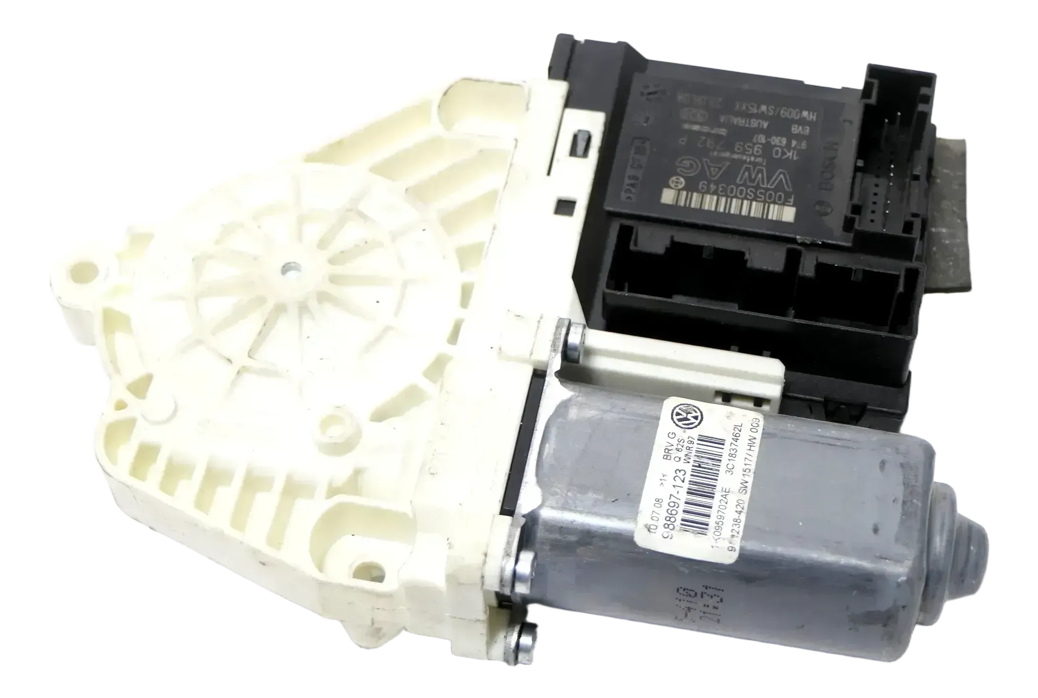 VW Passat 3C elektrischer Fensterheber Motor vorne rechts 1K0959792P 1K0959702AE - Bild 1
