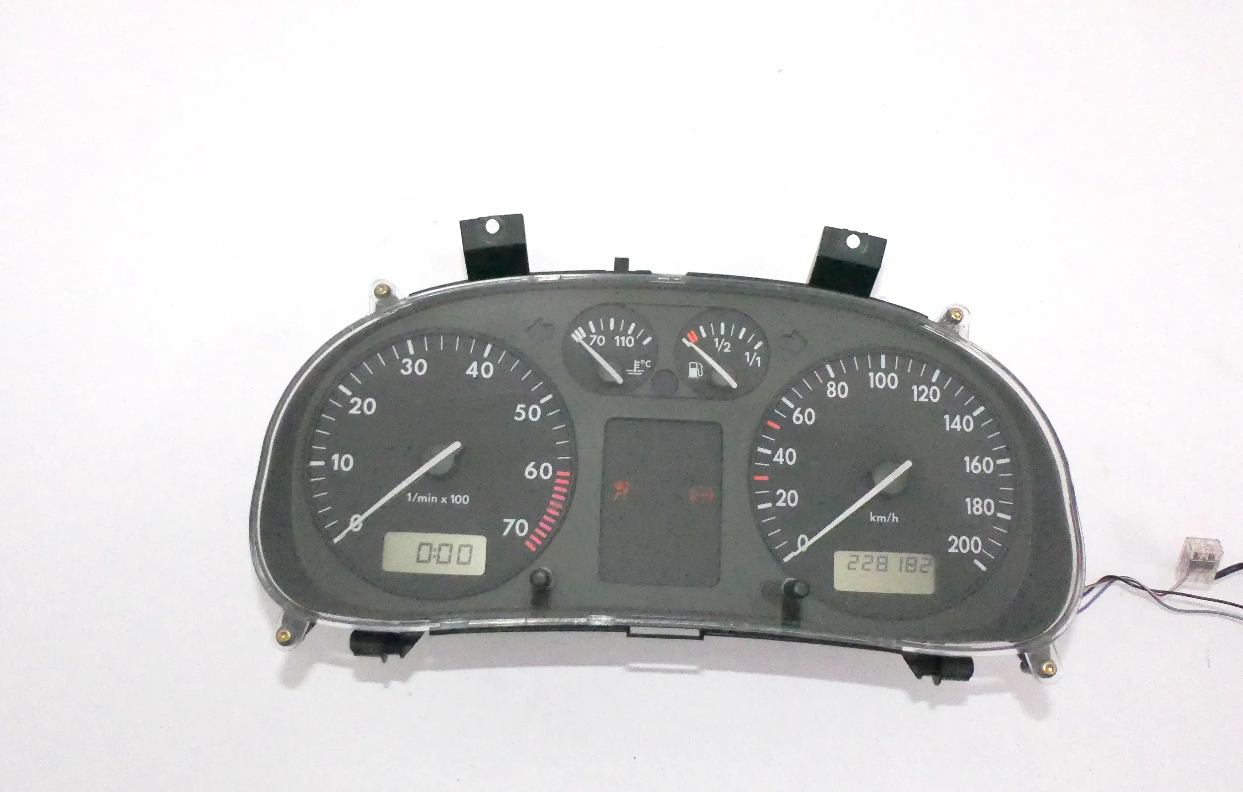 VW Polo 6N Tacho Tachometer Kombiinstrument 228.000km 6N0919860T 6N0919860R - Bild 1