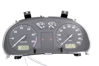 VW Polo 6N Tacho Tachometer Kombiinstrument 221.000km 6N0919860T 6N0919860R - Bild 1