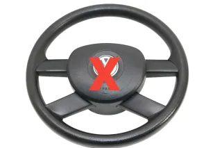 VW Polo 9N 9N3 Touran Fox Lenkrad 4-Speichen 6Q0419091G ohneAirbag - Bild 1