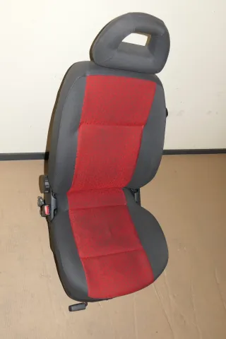 Seat Arosa VW Lupo Sitz vorne links Fahrersitz Höhenverstellung rot schwarz ---- - Bild 2
