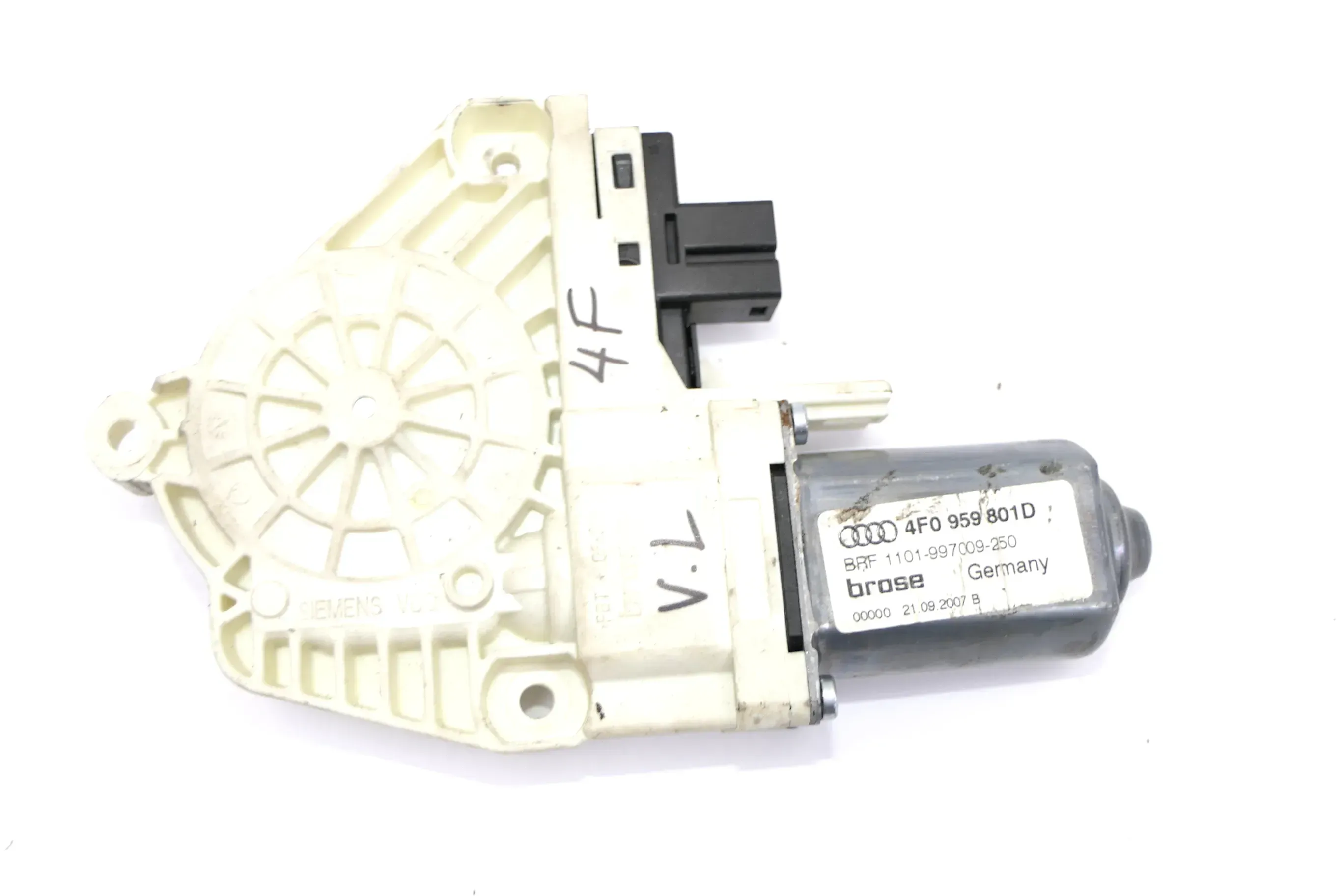 Audi A6 4F ektrischer Fensterheber Motor vorne links 4F0959801D - Bild 1