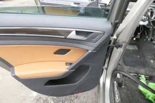 VW Golf 7 5G Limousine Türverkleidung Tür vorn hinten 4/5-Türer Leder braun - Bild 4