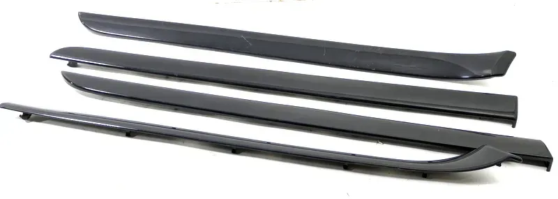 4x Audi A4 8E B6 Dekor Leisten Türverkleidung Verkleidung Tür vorne +hinten soul - Bild 1