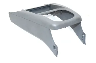 VW Passat 3B Mittelkonsole Verkleidung um Schaltknauf grau Abdeckung - Bild 3