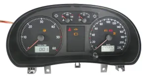 VW Polo 9N 3Tacho Tachometer Kombiinstrument 244.000km 6Q0920804J 1,4TDI BNV BNM - Bild 1