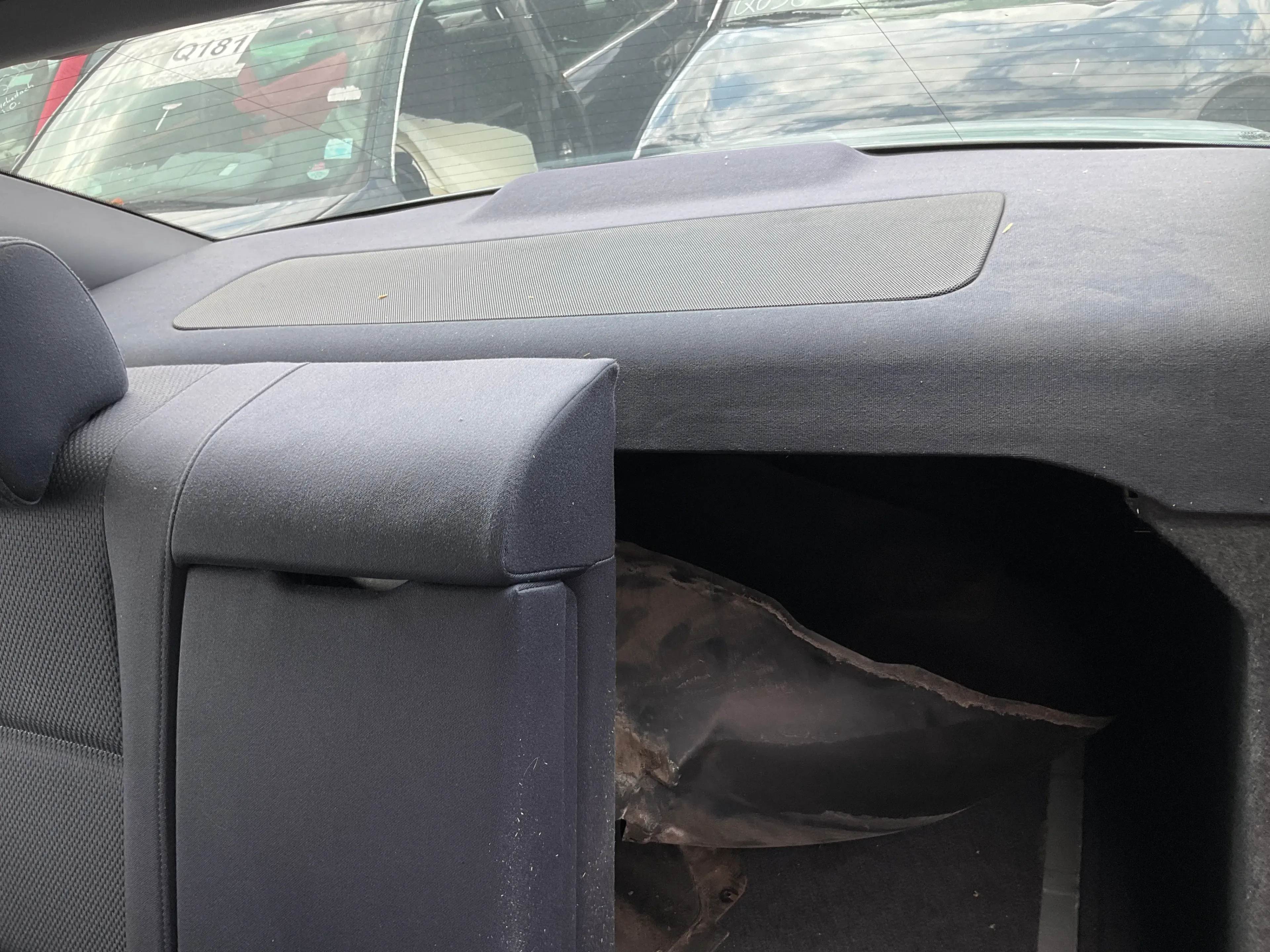 AUdi A4 8E B6 B7 Limousine Laderaumabdeckung Hutablage Kofferraum blau - Bild 1