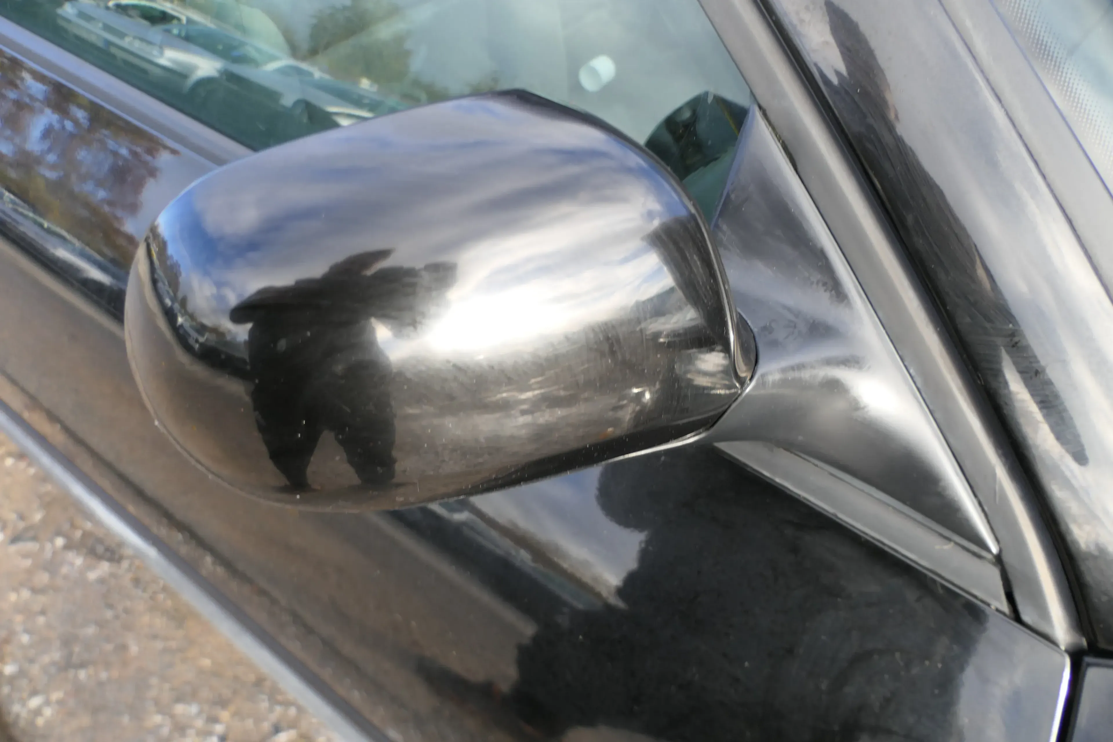Audi A3 8L elektrischer Spiegel Außenspiegel rechts schwarz LY9B + Glas - Bild 1