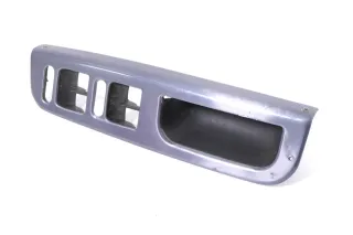 VW Golf 4 Schalter elektrische Fensterheber 4-Fach links Griff Dekor grau lackie - Bild 1