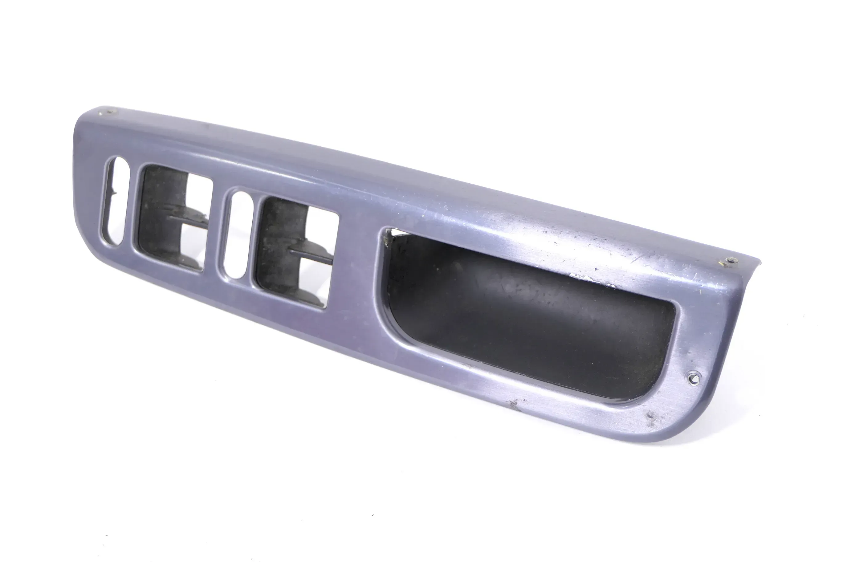 VW Golf 4 Schalter elektrische Fensterheber 4-Fach links Griff Dekor grau lackie - Bild 1