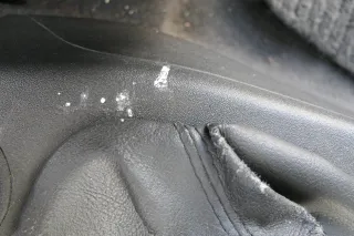 VW Lupo Polo 6N2 Schaltknauf Schaltsack Schaltung Schaltknüppel schwarz Leder - Bild 2