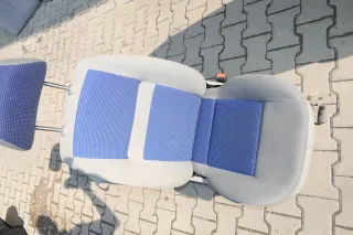 Seat Arosa VW Lupo Sitz vorne rechts Beifahrersitz höhenverstellbar blau - Bild 2