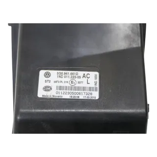VW Golf 7 5G 1x Nebelscheinwerfer links 5G0941661D mit statischem Kurvenlicht - Bild 5