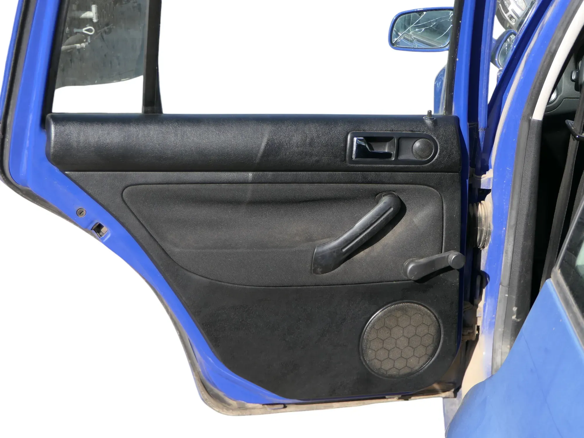 1x VW Golf 4 1J Kombi Türverkleidung Verkleidung Tür hinten links schwarz - Bild 1