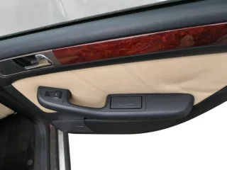 1x A6 4B Türverkleidung Verkleidung Tür hinten rechts Leder onyx / vanille Bose - Bild 4