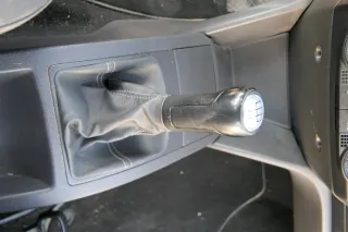 VW Polo 9N 9N3 Schaltknauf Schaltsack Schaltung 6Q1711113G Leder schwarz - Bild 1