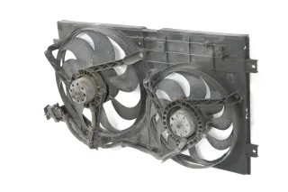 VW New Beetle Lüfterzarge Lüfter Kühlerlüfter Klimaanlage Zarge Lüftermotor - Bild 1