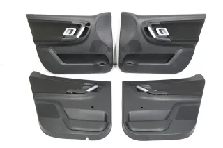 4 x Skoda Fabia 5J Stufenheck Türverkleidung Verkleidung Tür vorne +hinten links - Bild 1