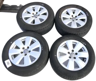 Audi A6 4F Alufelgen original 225/55 R16 Y XL 4F0601025AJ Sommer 3-6mm - Bild 1