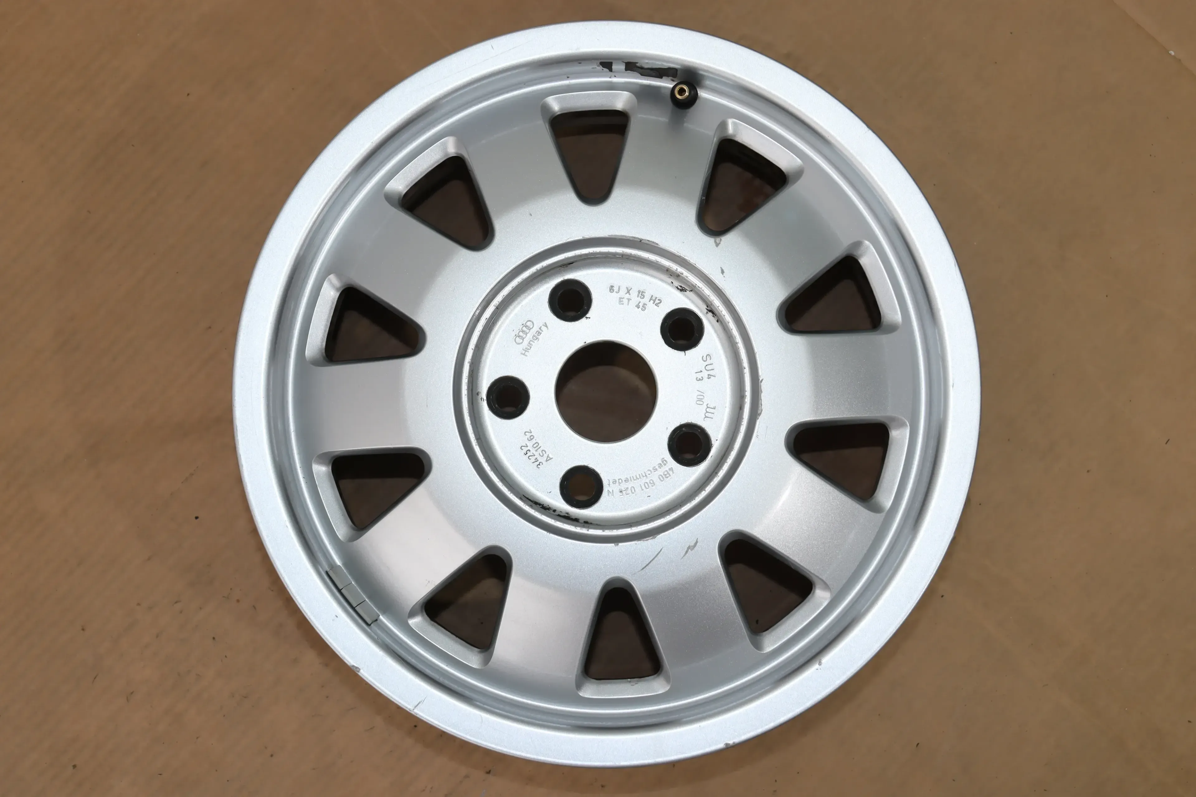 1x Audi A4 A6 Alufelge original 4B0601025N 6j x16H2 ET45  LK 5x112     3 - Bild 1