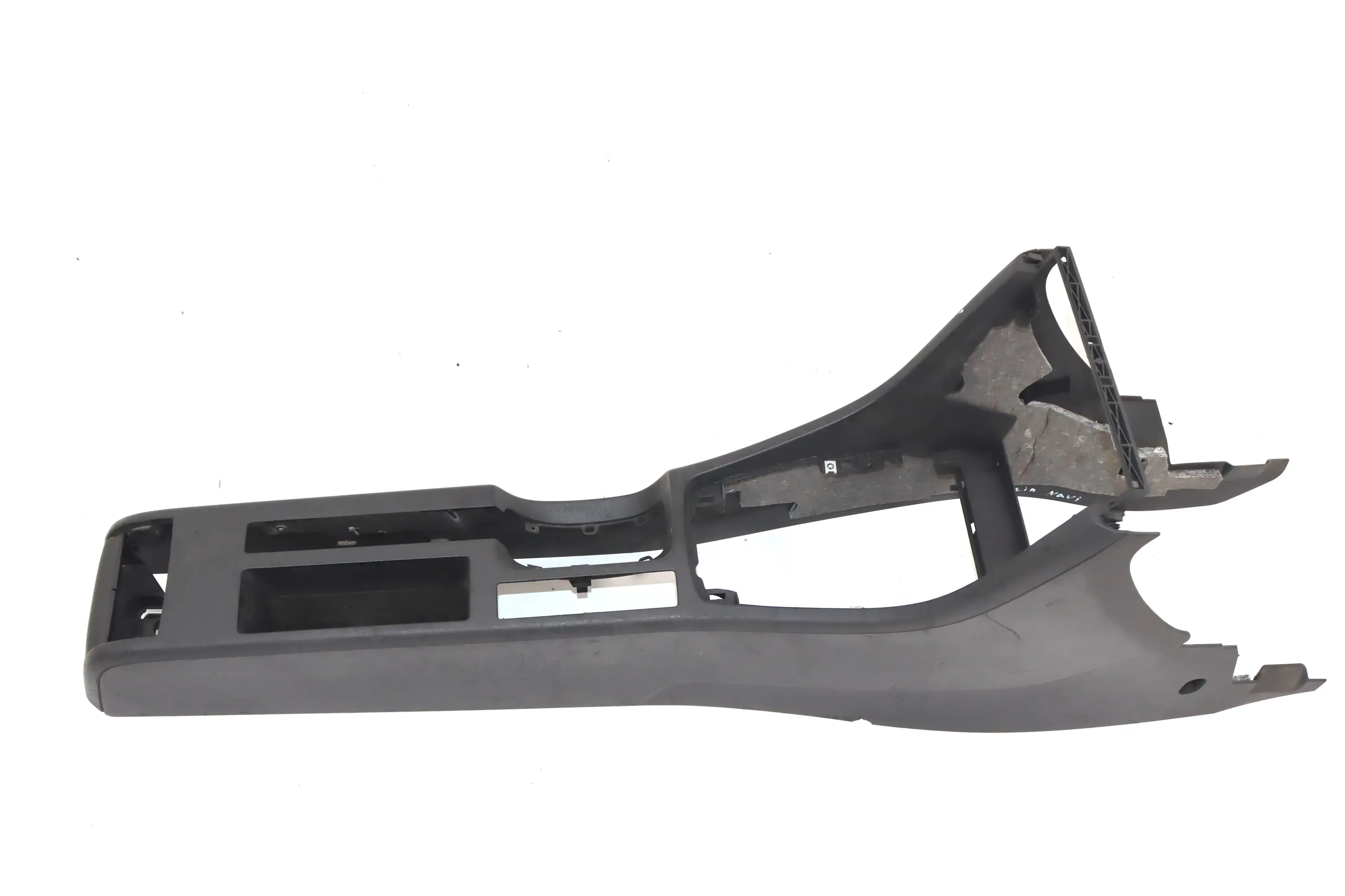 Audi A4 8E B6 B7 Mitteltunnel hinten Verkleidung um Handbremse Konsole schwarz ü - Bild 1