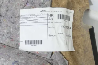 1x A3 8L Seitenverkleidung Seite Verkleidung recht hinten 2/3-Türer soul schwarz - Bild 2