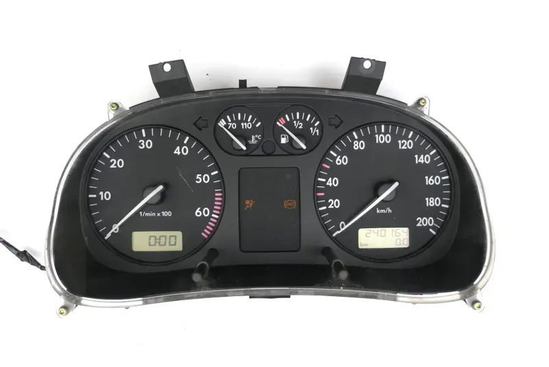 VW Polo 6N Tacho Tachometer Kombiinstrument 240.000km 6N0919860T 6N0919860R - Bild 1