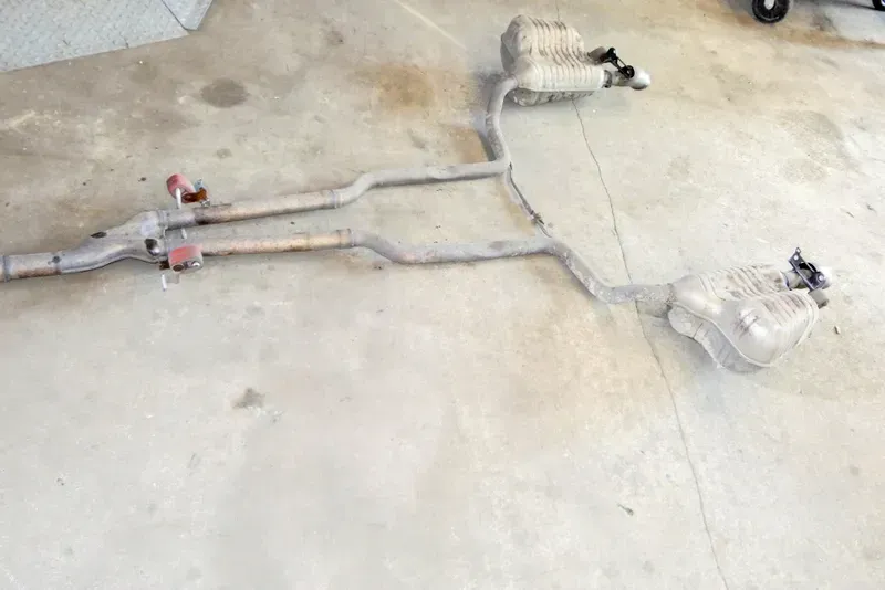 Audi A6 4F Auspuff Endschalldämpfer+Mittelschalldämpf hinten 3,0 TDI BMK Quattro - Bild 1