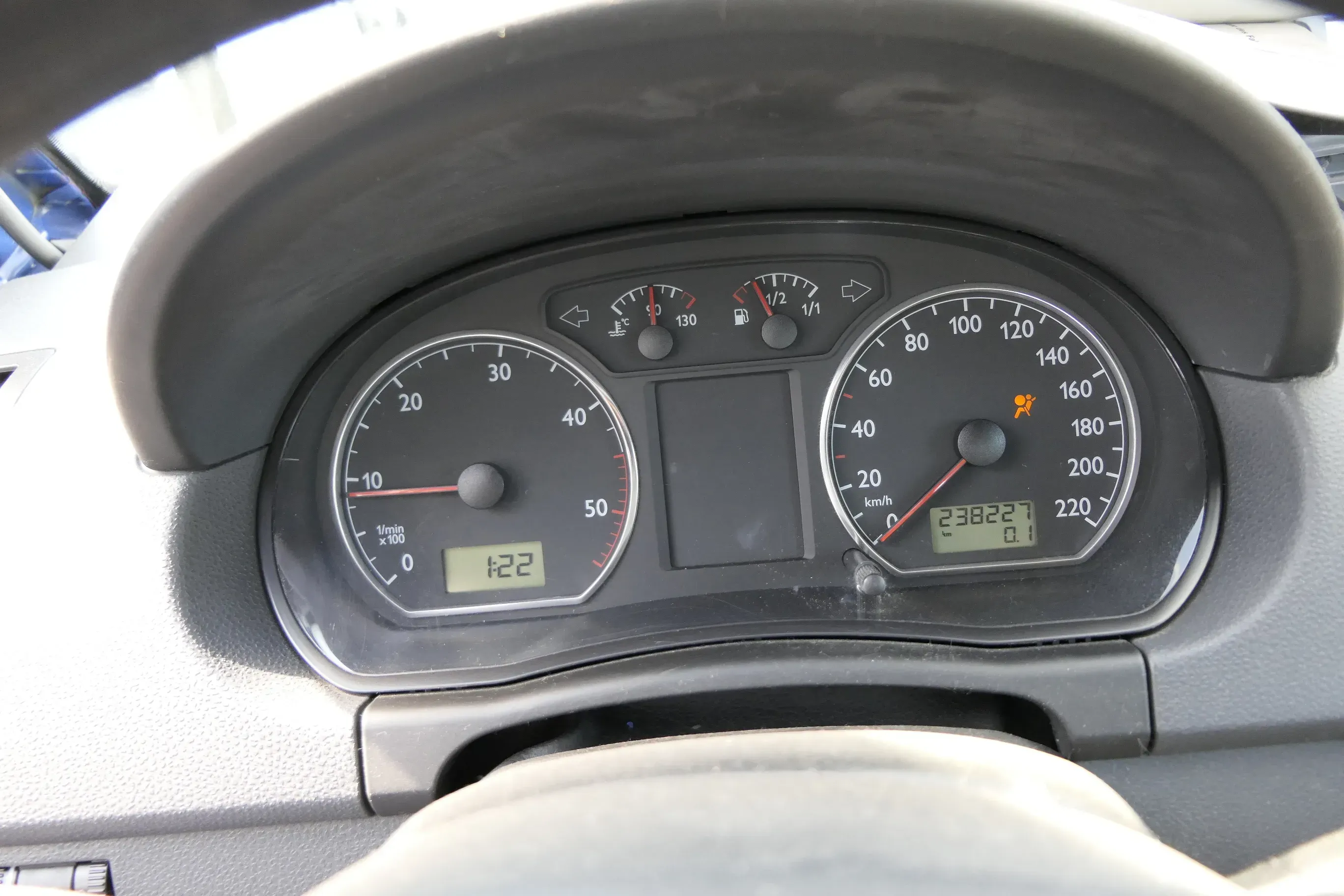VW Polo 9N Tacho Tachometer Kombiinstrument 238.000km 6Q0920800EX 1,9 47kw 74TDI - Bild 1