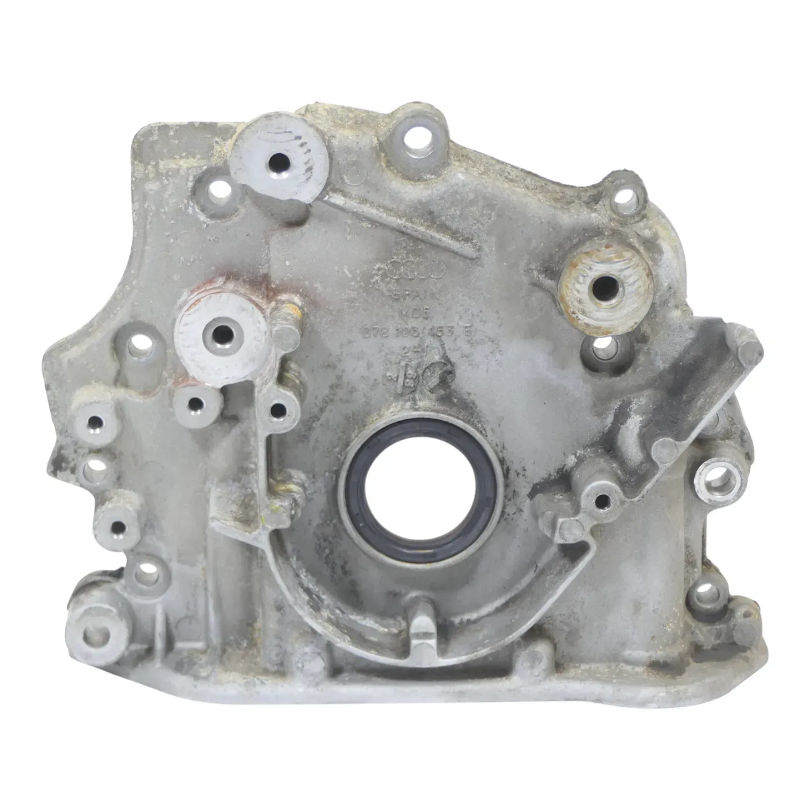 Dichtflansch vorn vorne Abdeckung Kurbelwelle A6 A4 Passat 3B 078103151C AQD ALF - Bild 1