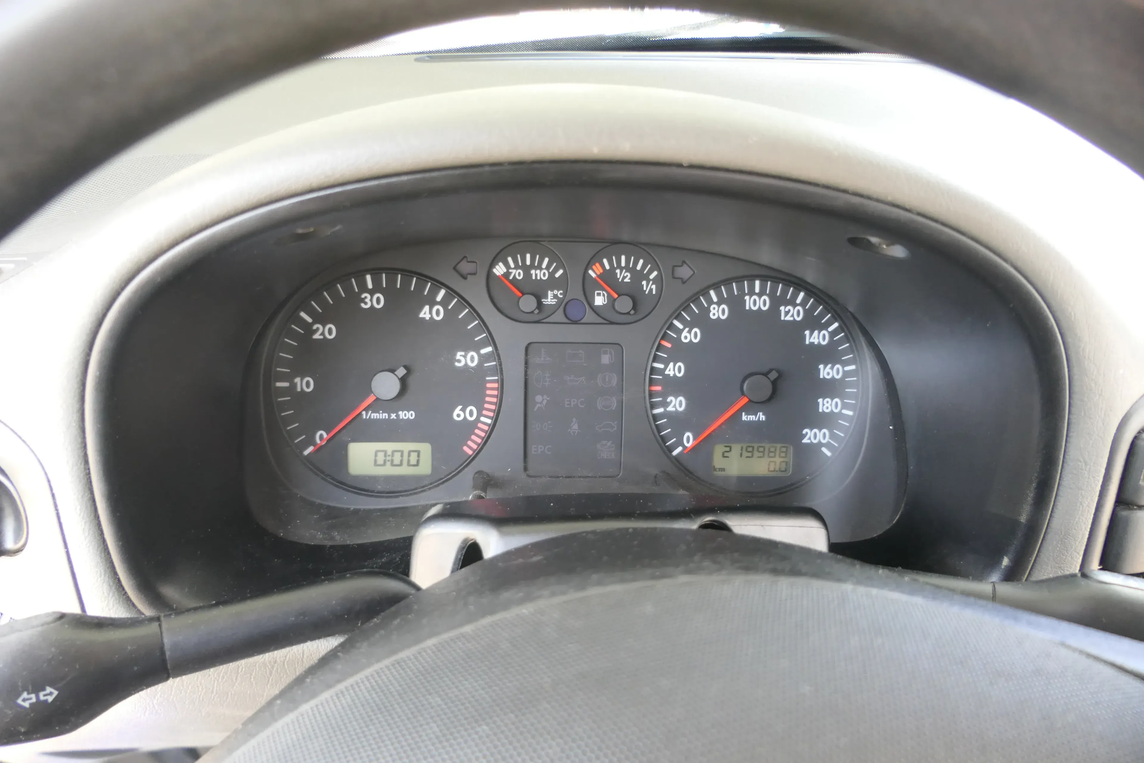 Seat Arosa 6H Tacho Tachometer Kombiinstrument 219.000km 6H0919860G - Bild 1