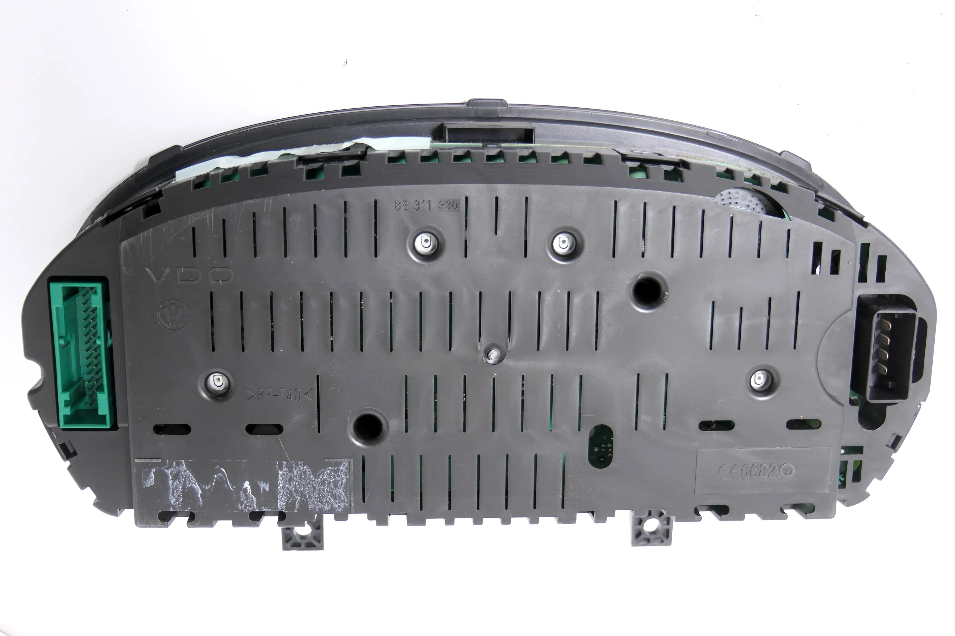 VW Polo 9N Tacho Tachometer Kombiinstrument 6Q0920802A 1,2 47kw 40kw 186.000km - Bild 1
