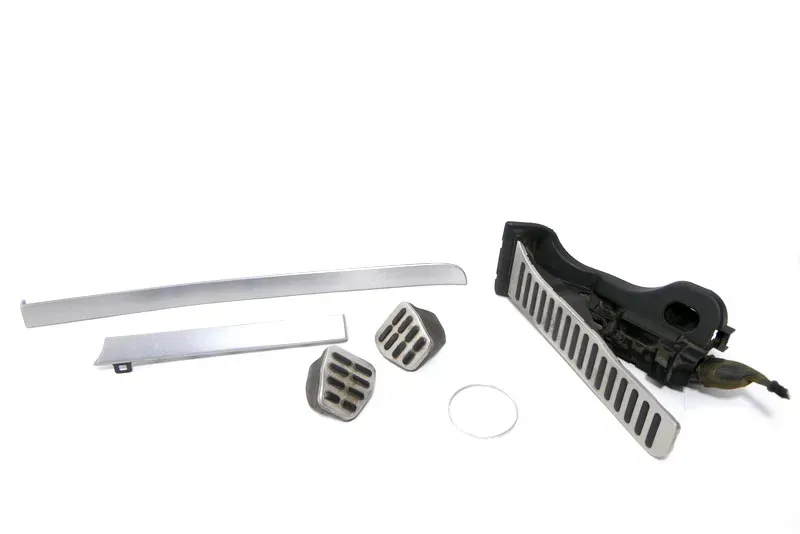 Set Touran Armaturenbrett Verkleidung Klappe Abdeckung Dekor silber alu - Bild 1