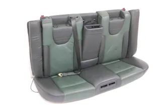 A6 4B Avant Kombi Rückbank Rücksitzbank Sitz Rücksitz 3 Punkt Leder grün Recaro - Bild 6