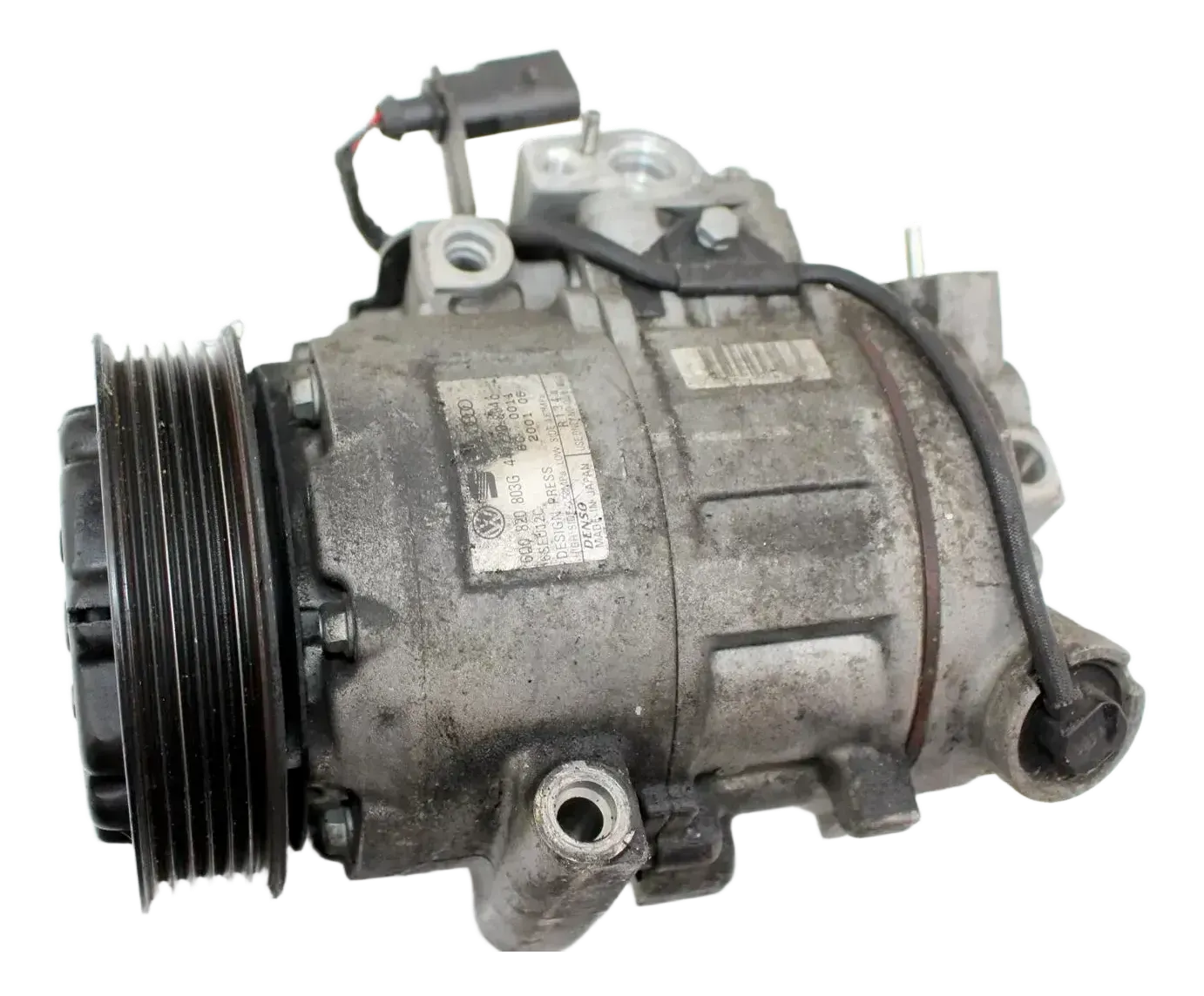 VW Polo 9N 6R Fox Klimakompressor Klima Kompressor für 3 Zylinder 1,2 oder 4 Zyl - Bild 1