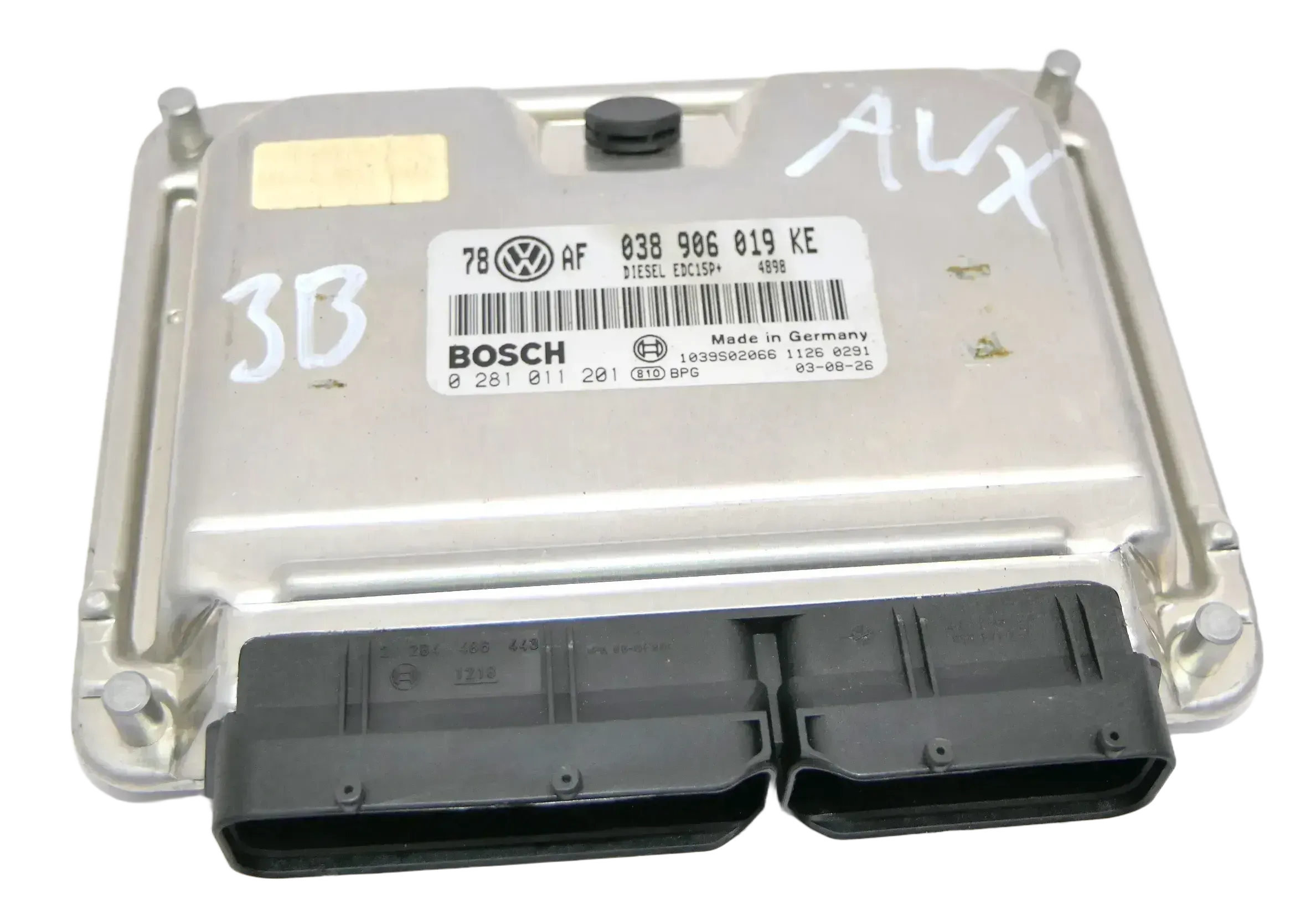VW Passat 3BG Steuergerät Motor Motorsteuergerät 1,9 TDI 96kw AWX 038906019KE - Bild 1